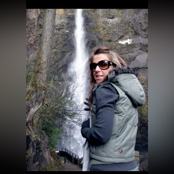 AMAZING North Face 600 Down Vest in Green Twill - Picture 10 of 11